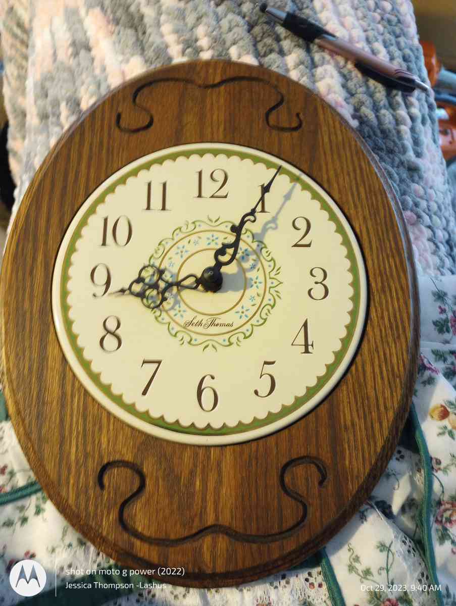 Seth Thomas original clock works
