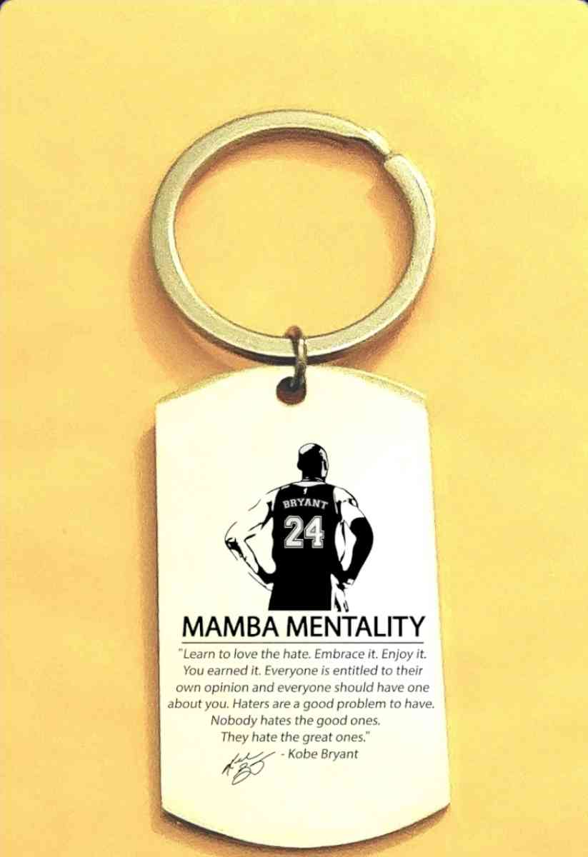 Kobe bryan mamba mentality Hot Keychain