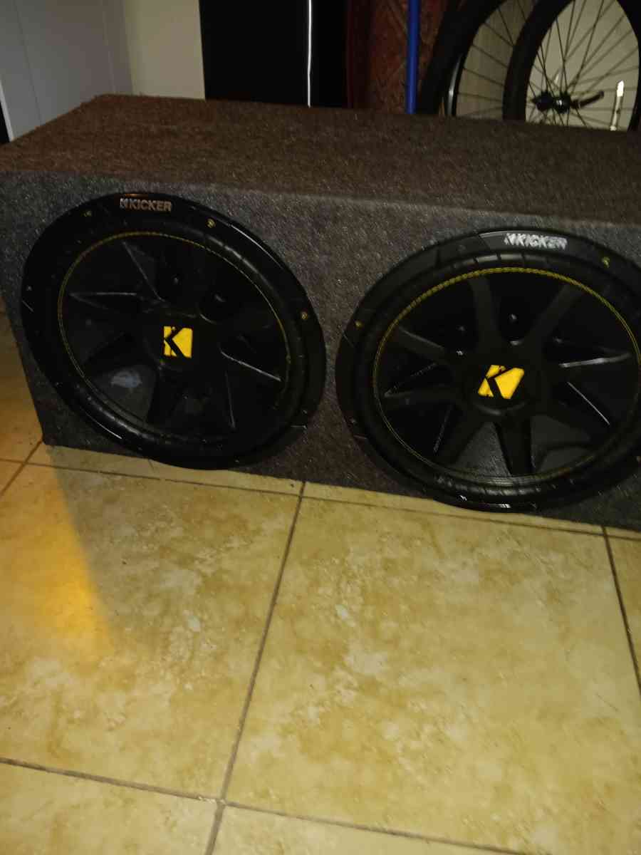two 15 inch kicker