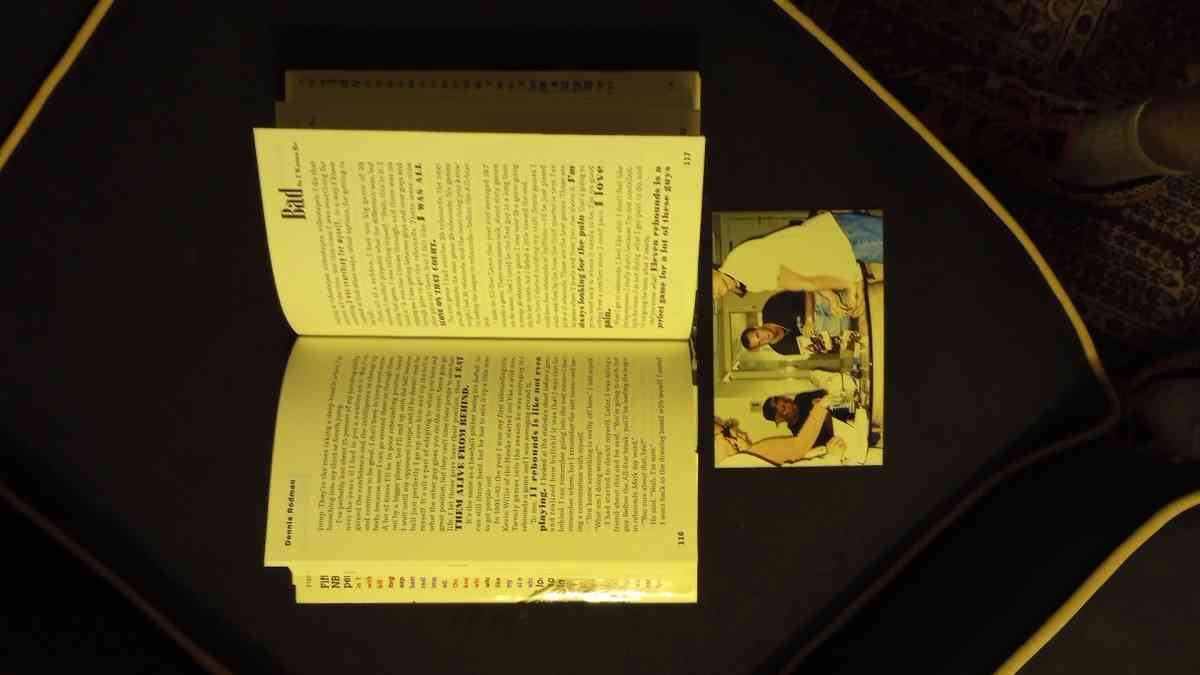 Autographed Signed with a picture of the book signing with C