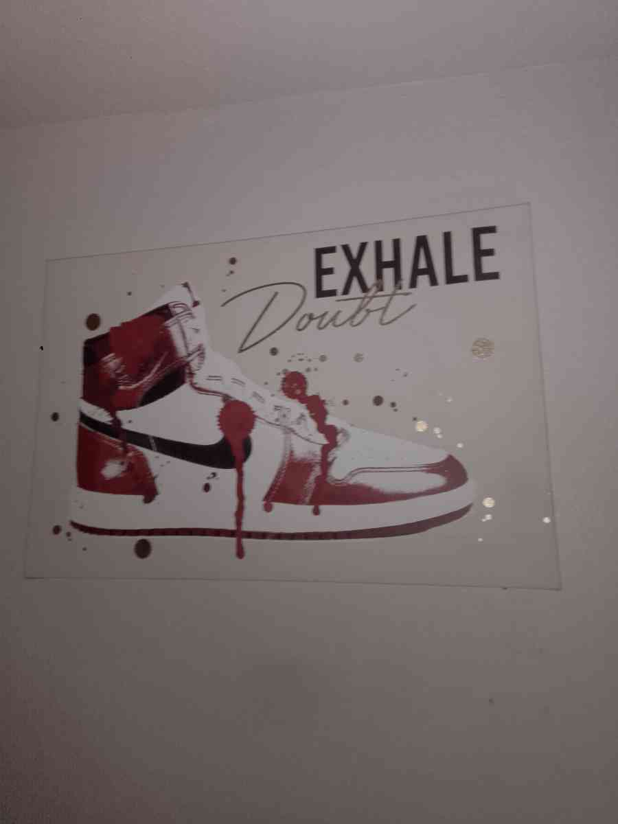 AIR JORDANS 1 BEDROOM POSTER