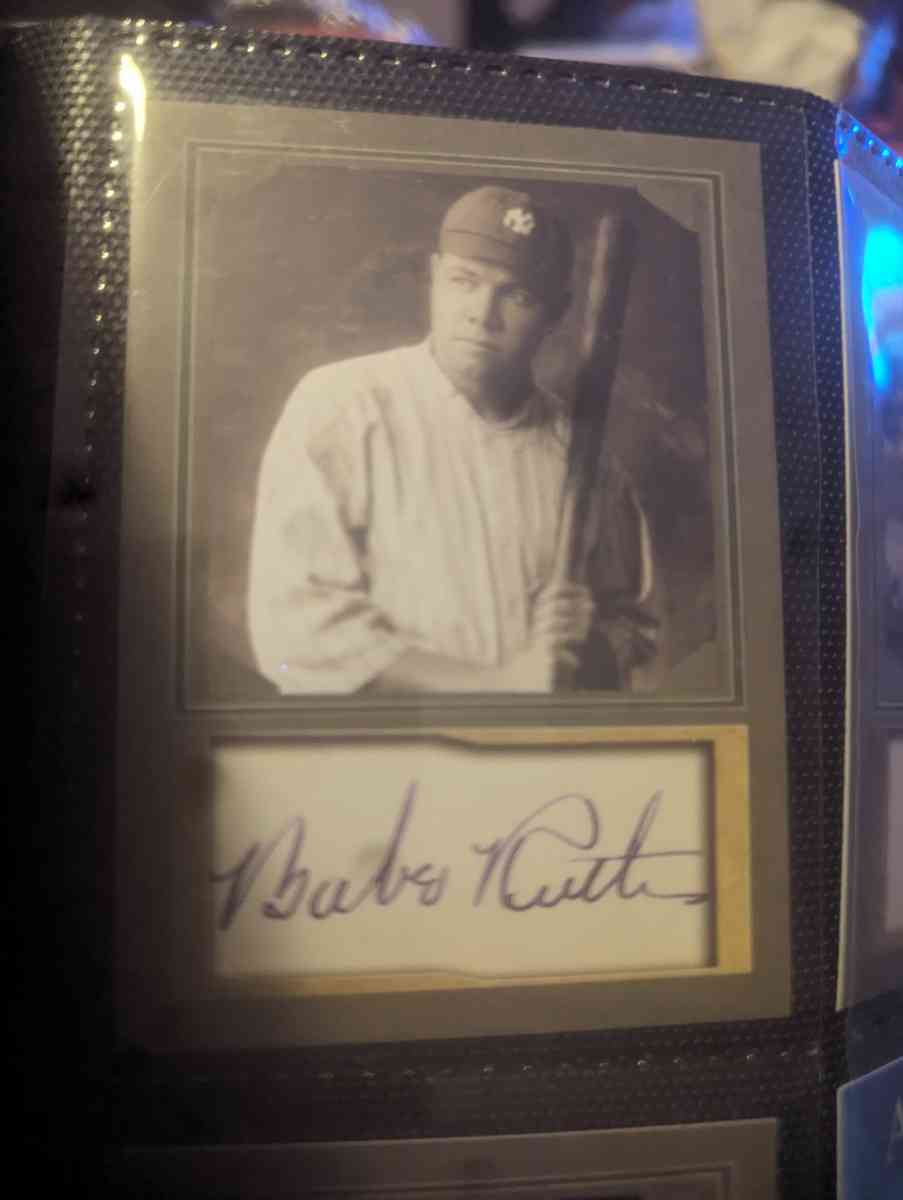 bath Ruth auto reprint card will make deals