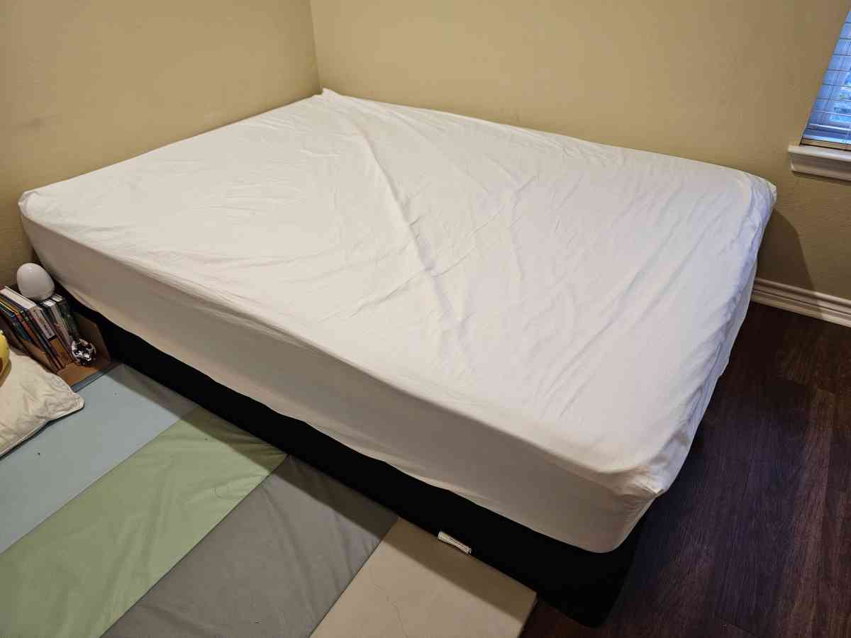 Pillow Top Queen Size Mattress With Box Spring