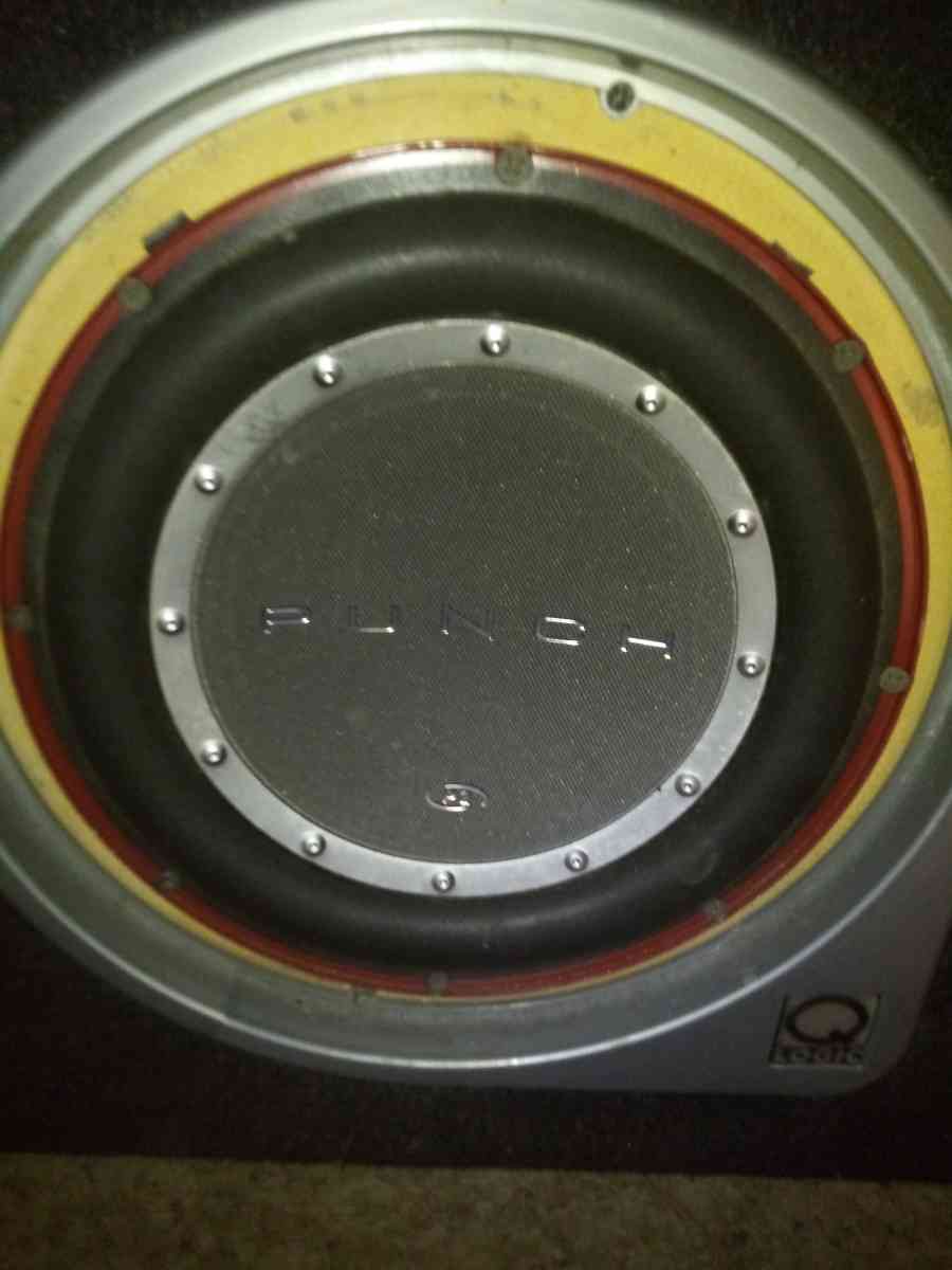 Rockford fosgate punch 2 amp with punch 2 subwoofer
