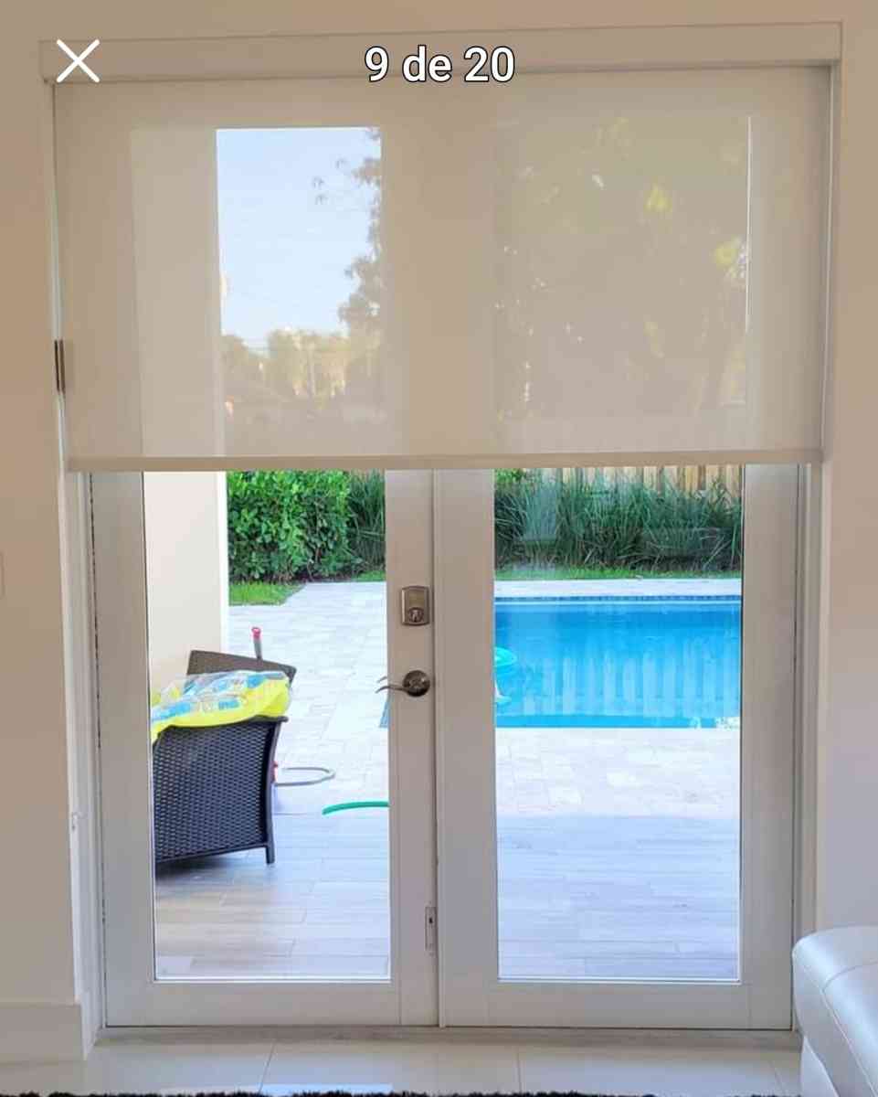 zebra Shades o Roller shades screen and blackout en especial