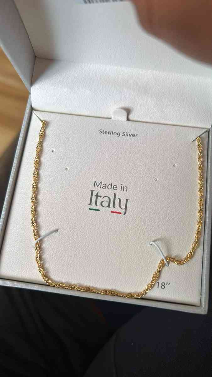 ecklace 18 in Sterling silver