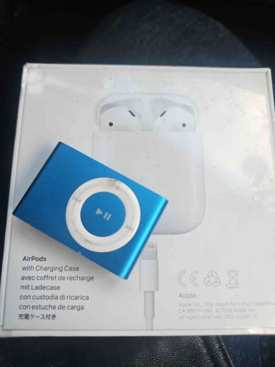 Ipod nano and brand new air pods in box