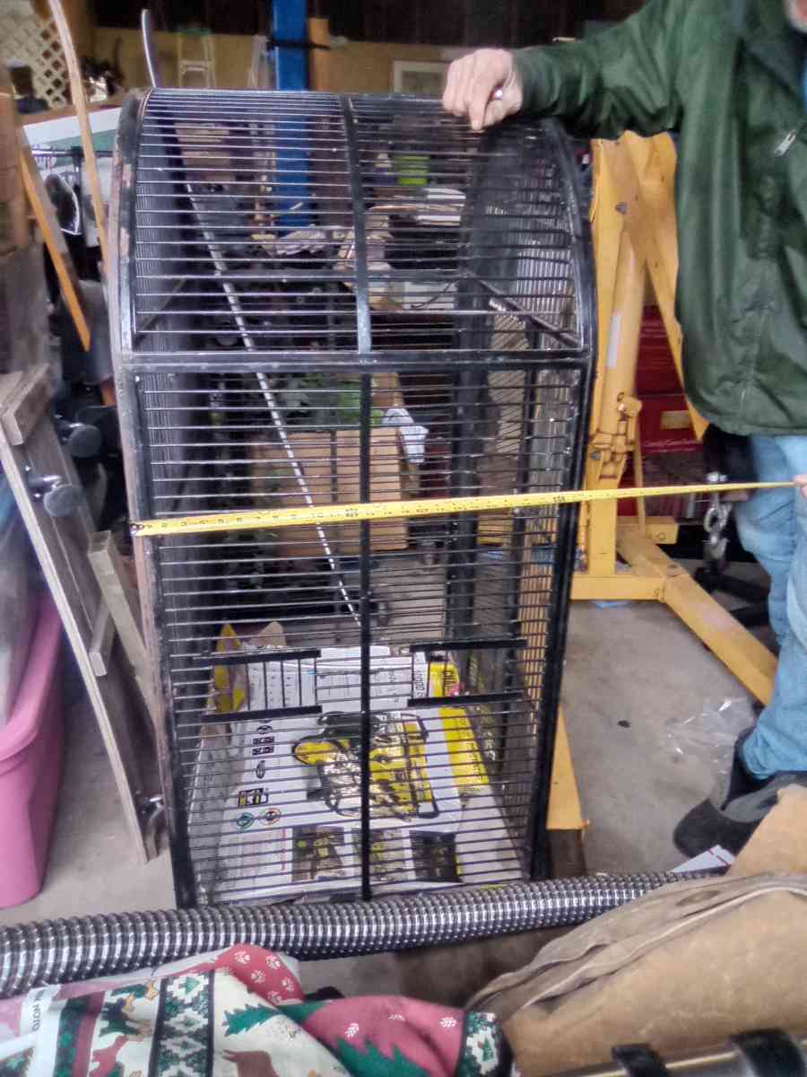 large Parrott cage