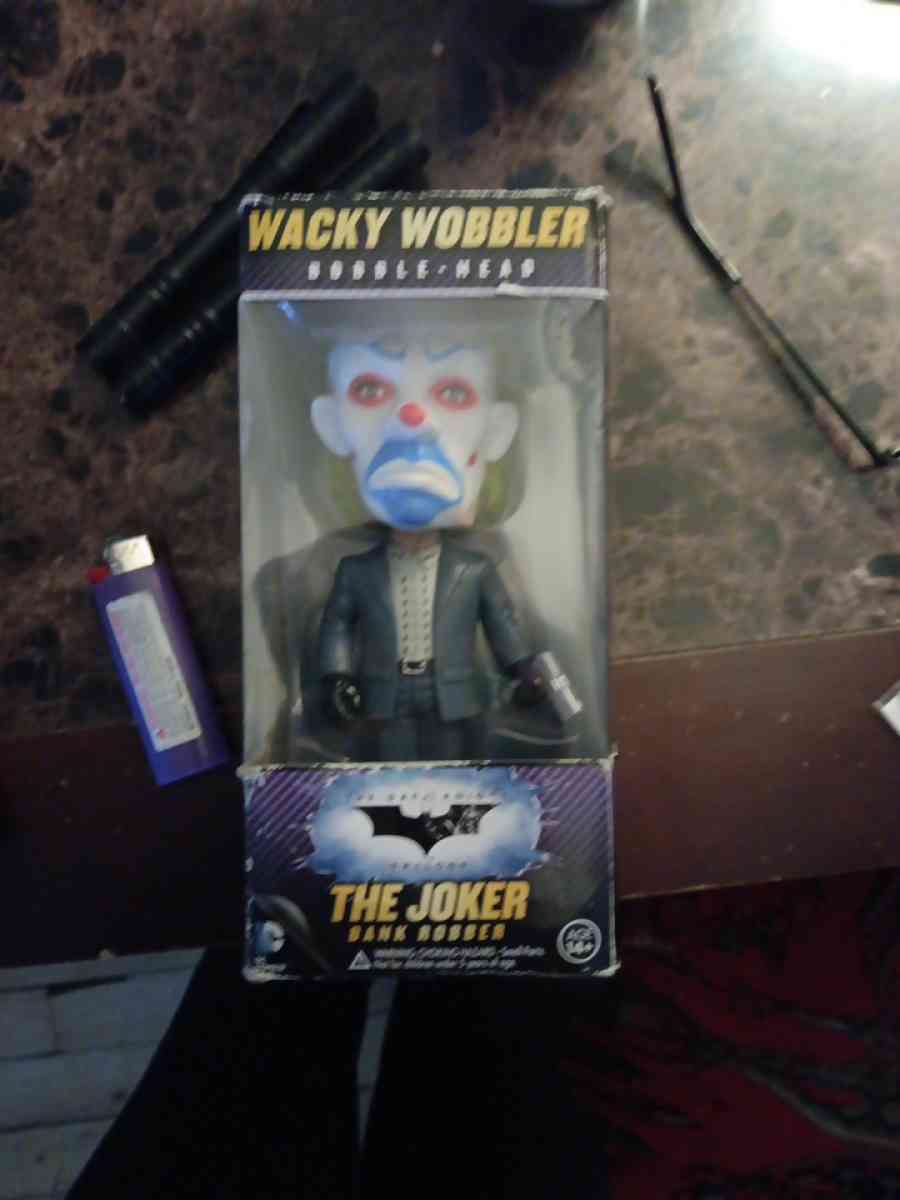 The Joker Bank Robber Wacky Wobbler The Dark Knight Trilogy