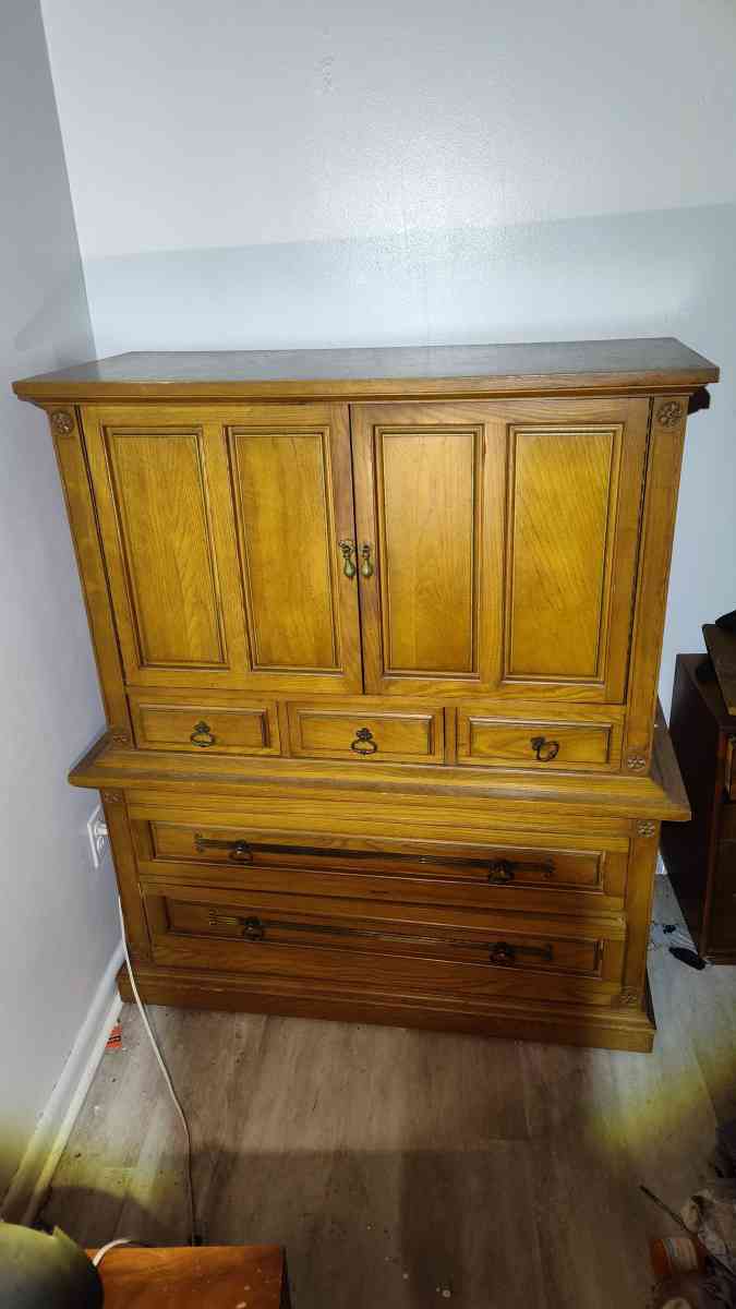 solid oak bureau