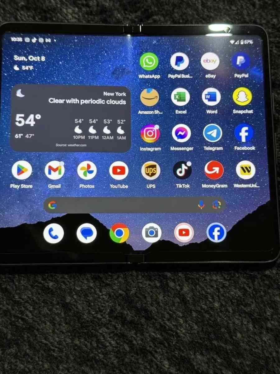 google pixel fold unlocked
