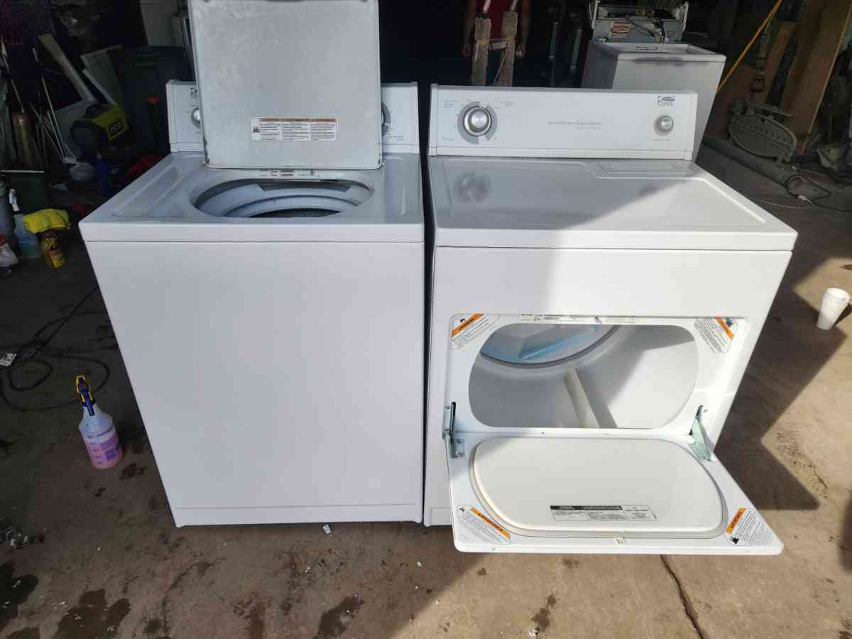 Washer And Electric Dryer