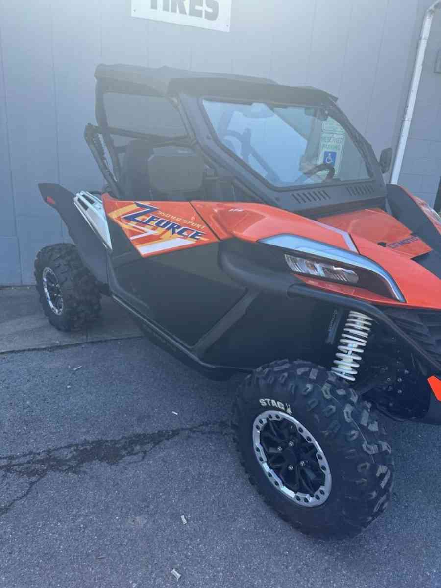 cf moto z950 ho sport utv with 60 miles and tons of upgrades