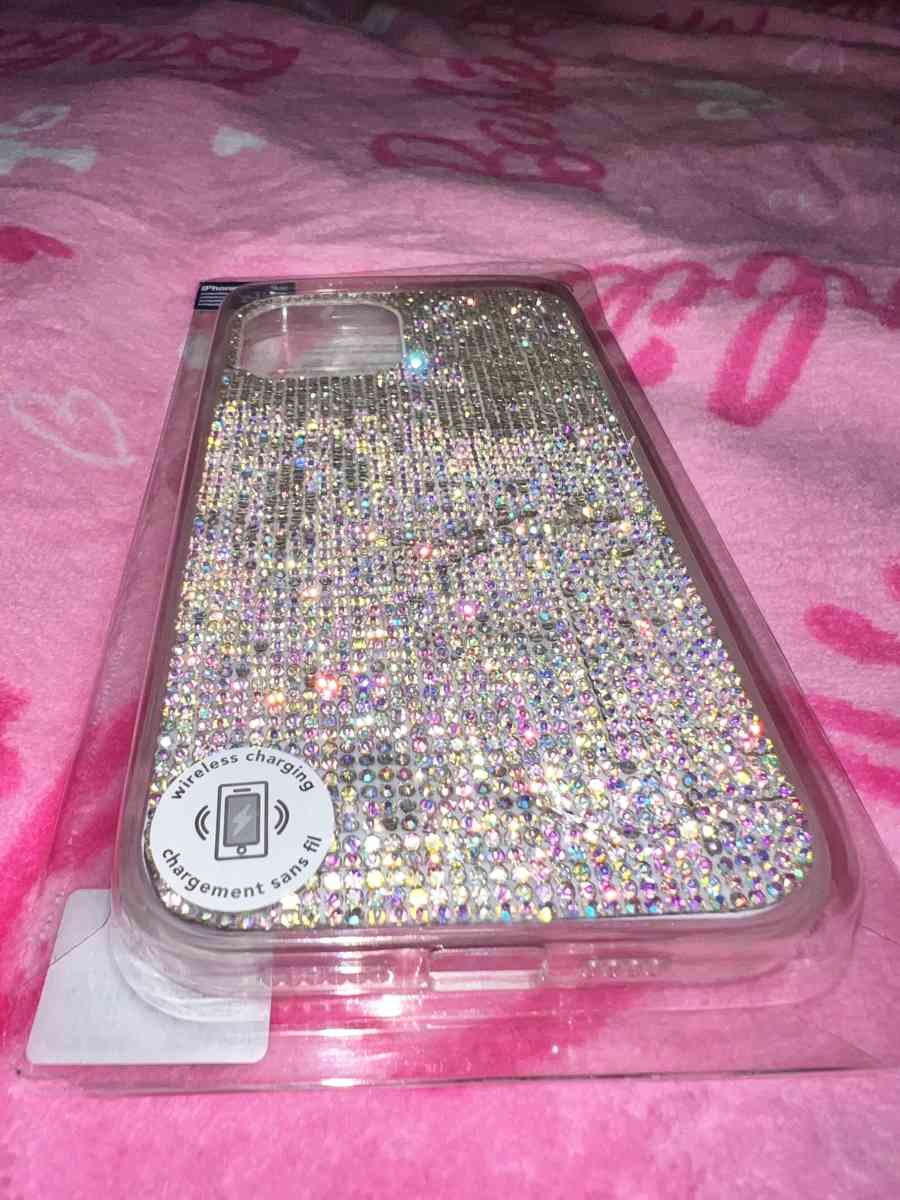cute iphone 12 ProMax BLING phone case