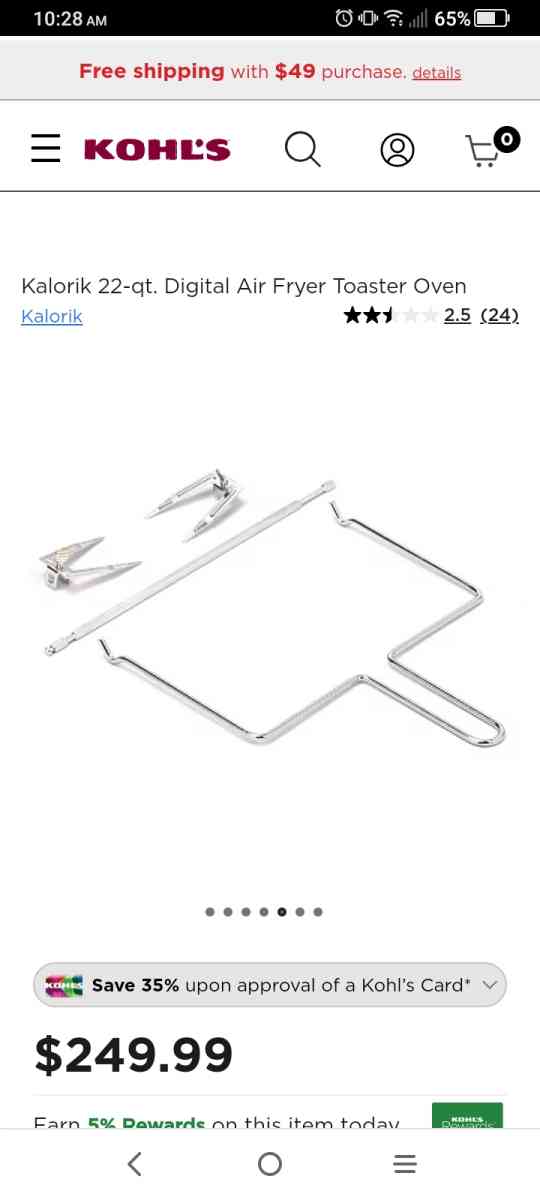 Kalorik 22qt Air Fryer and More