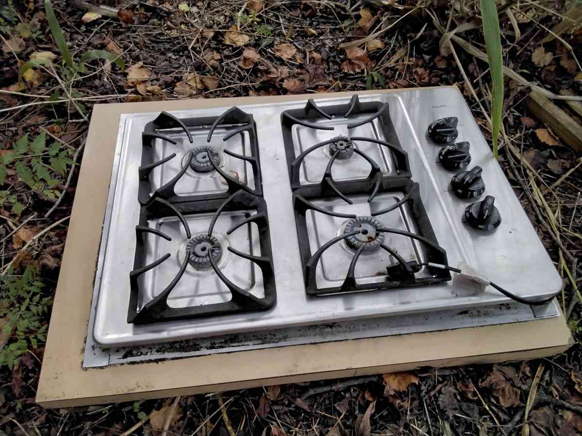 4 burner stove top
