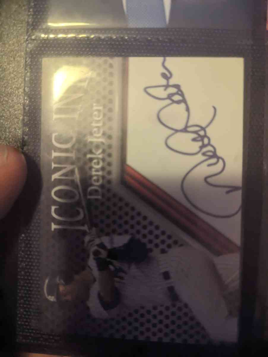 Derek Jeter auto reprint card will make deals