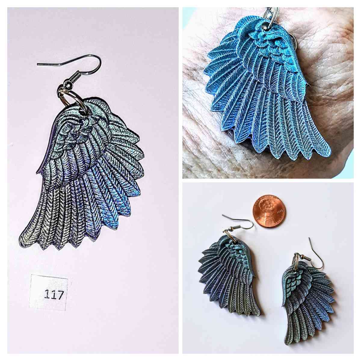 Handcrafted Angel Wing Earrings