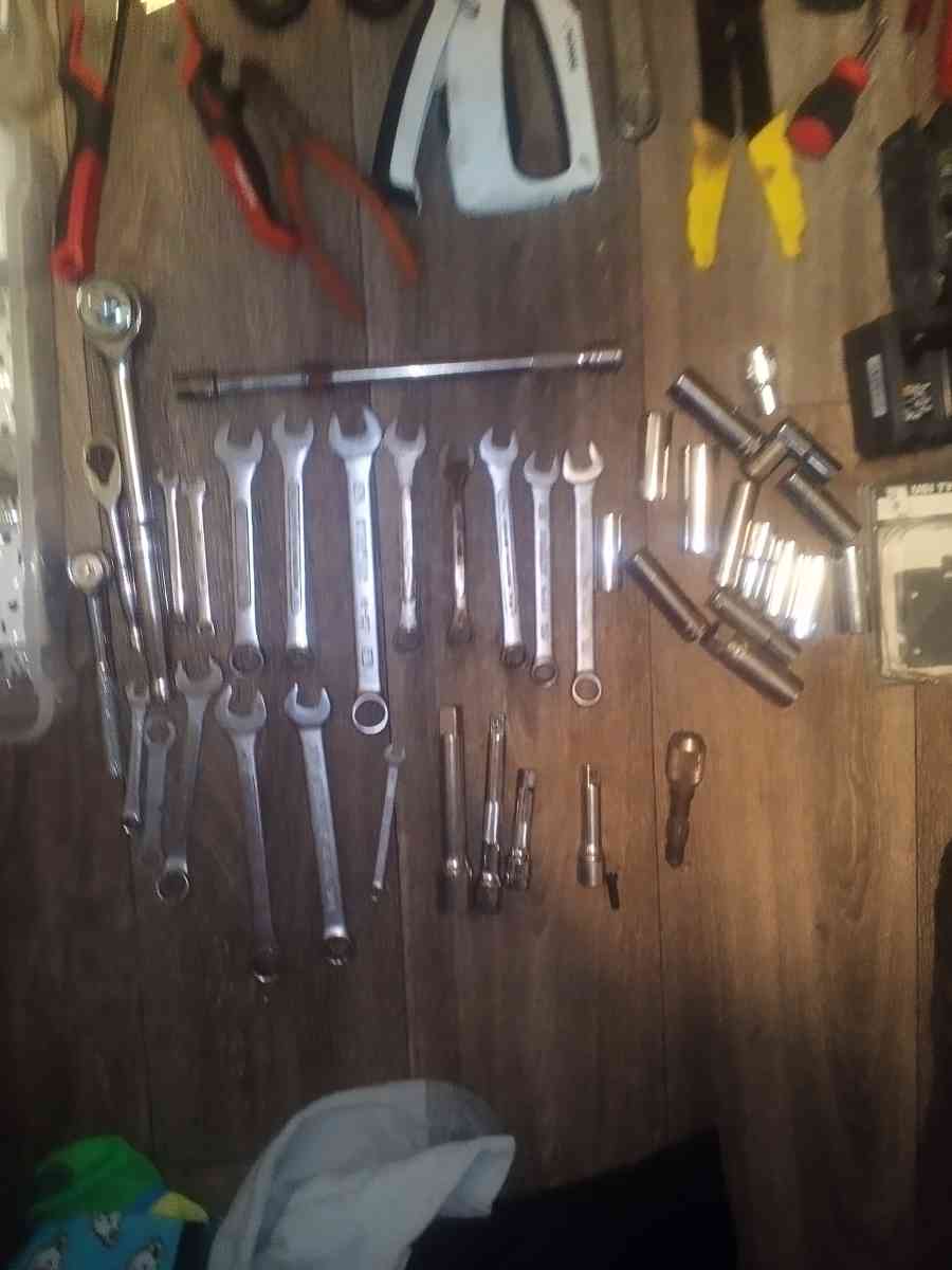 tool and parts lot