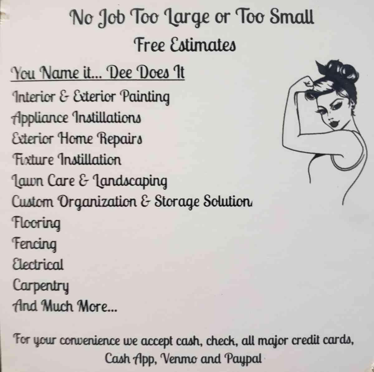 professional handywoman