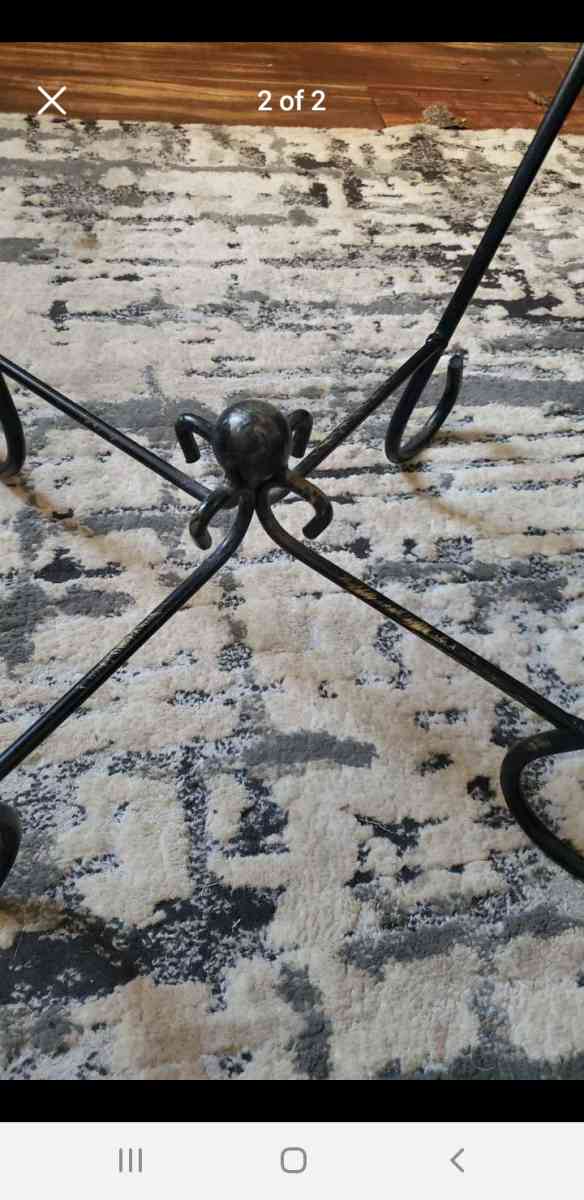 Zebra Print Stool 18 inches tall