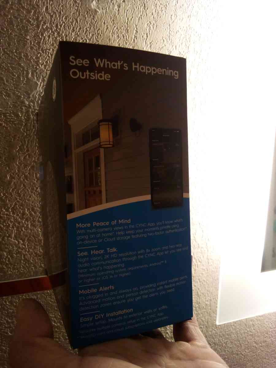 CYNC Outdoor Wired Smart Camera