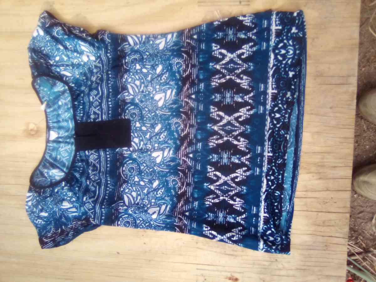 A Beautiful blue blouse