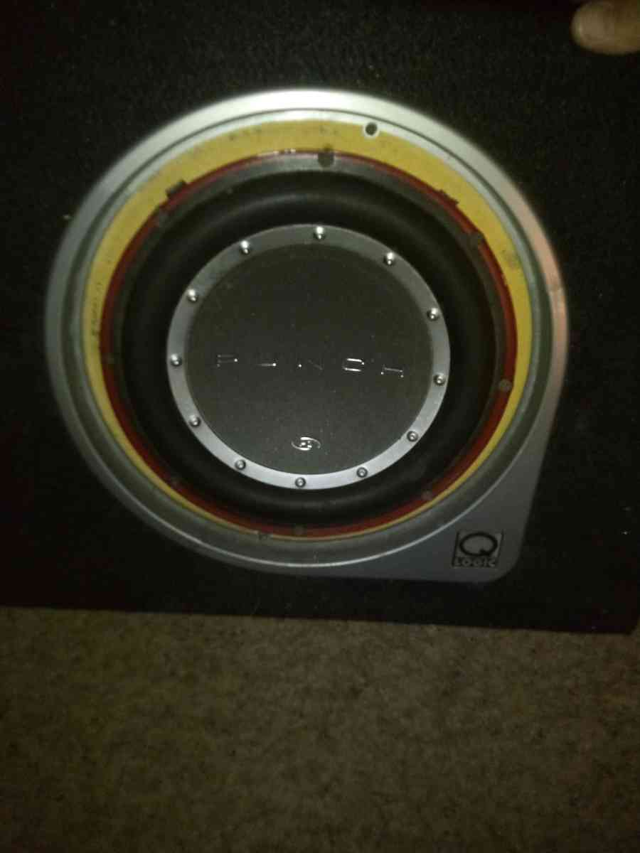 Rockford fosgate punch 2 amp with punch 2 subwoofer