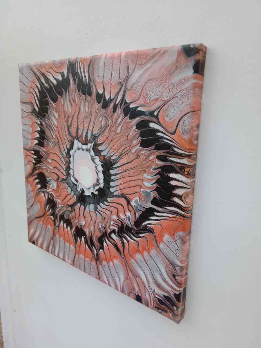 Arylic Painting on a 12 inch x 12 inch x 1 inch canvas