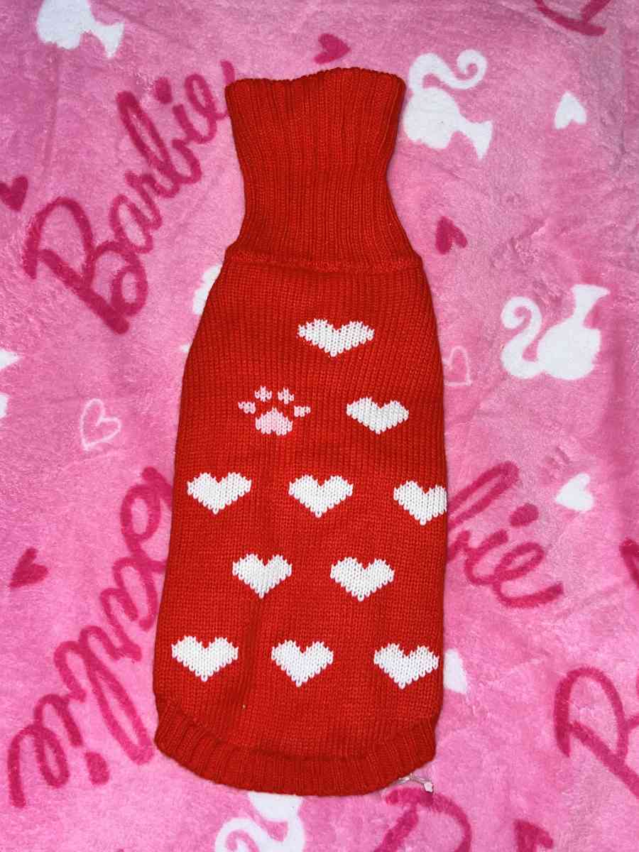 valentines sweater for dog or kitten brand new