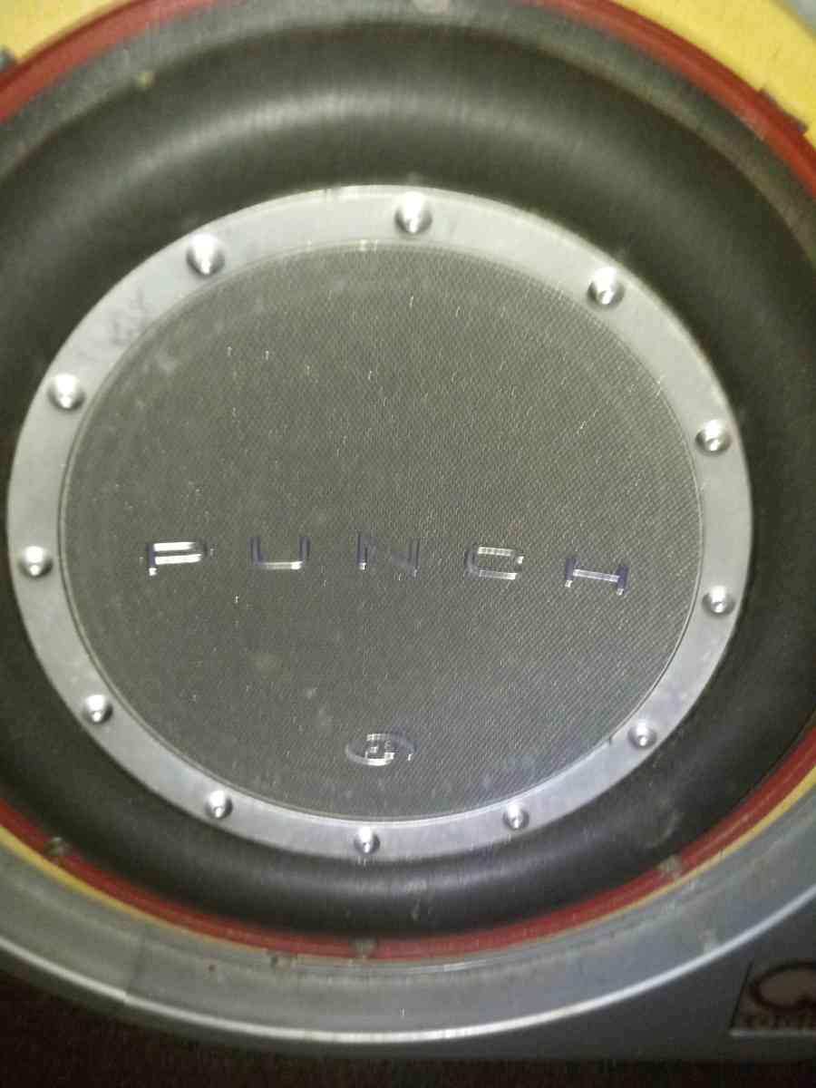 Rockford fosgate punch 2 amp with punch 2 subwoofer