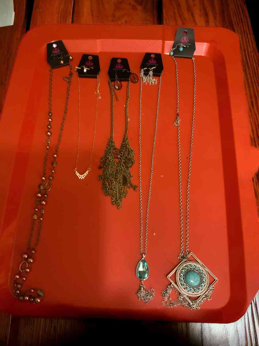 paparazzi bundle necklace w earrings bracelets new