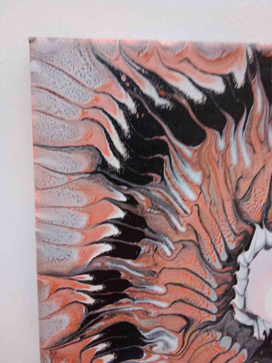 Arylic Painting on a 12 inch x 12 inch x 1 inch canvas