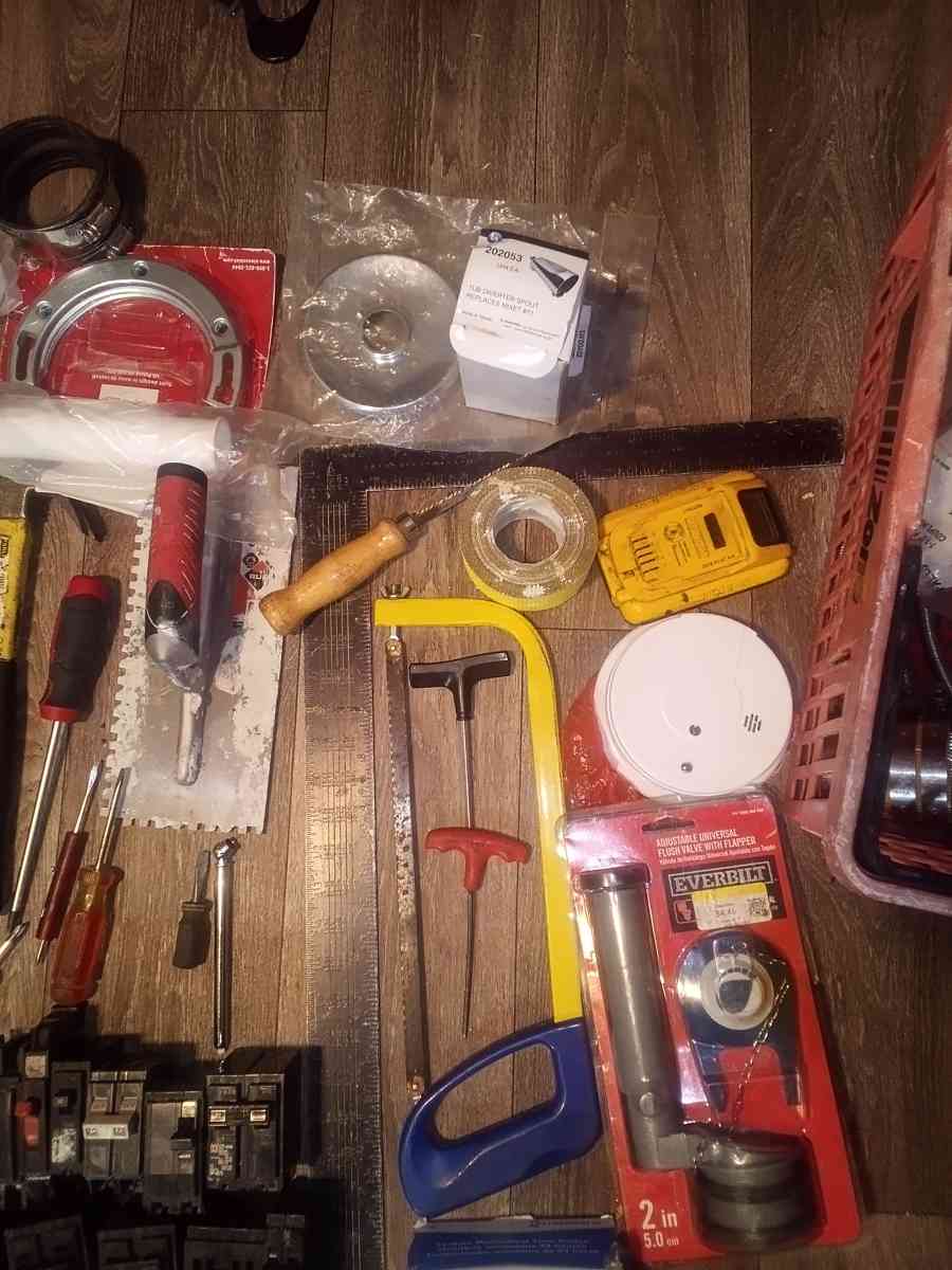 tool and parts lot