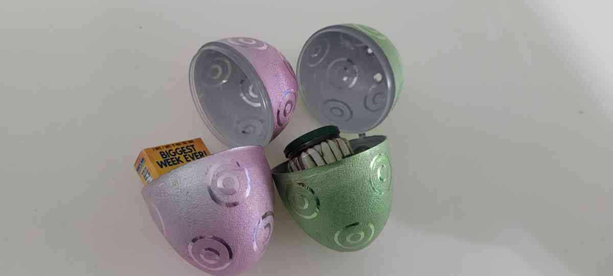 Easter eggs mini brands for gril baskets  purple