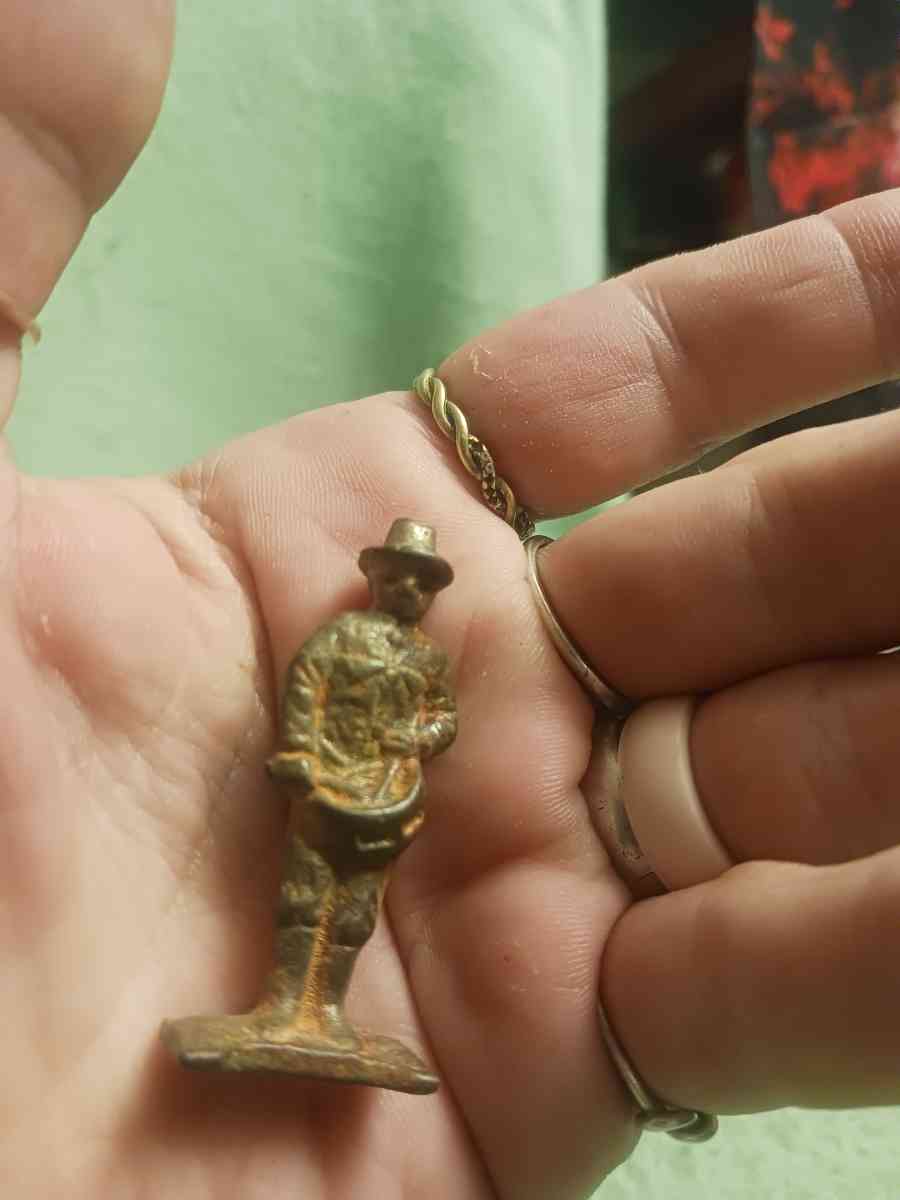 very old civil war brass figurines