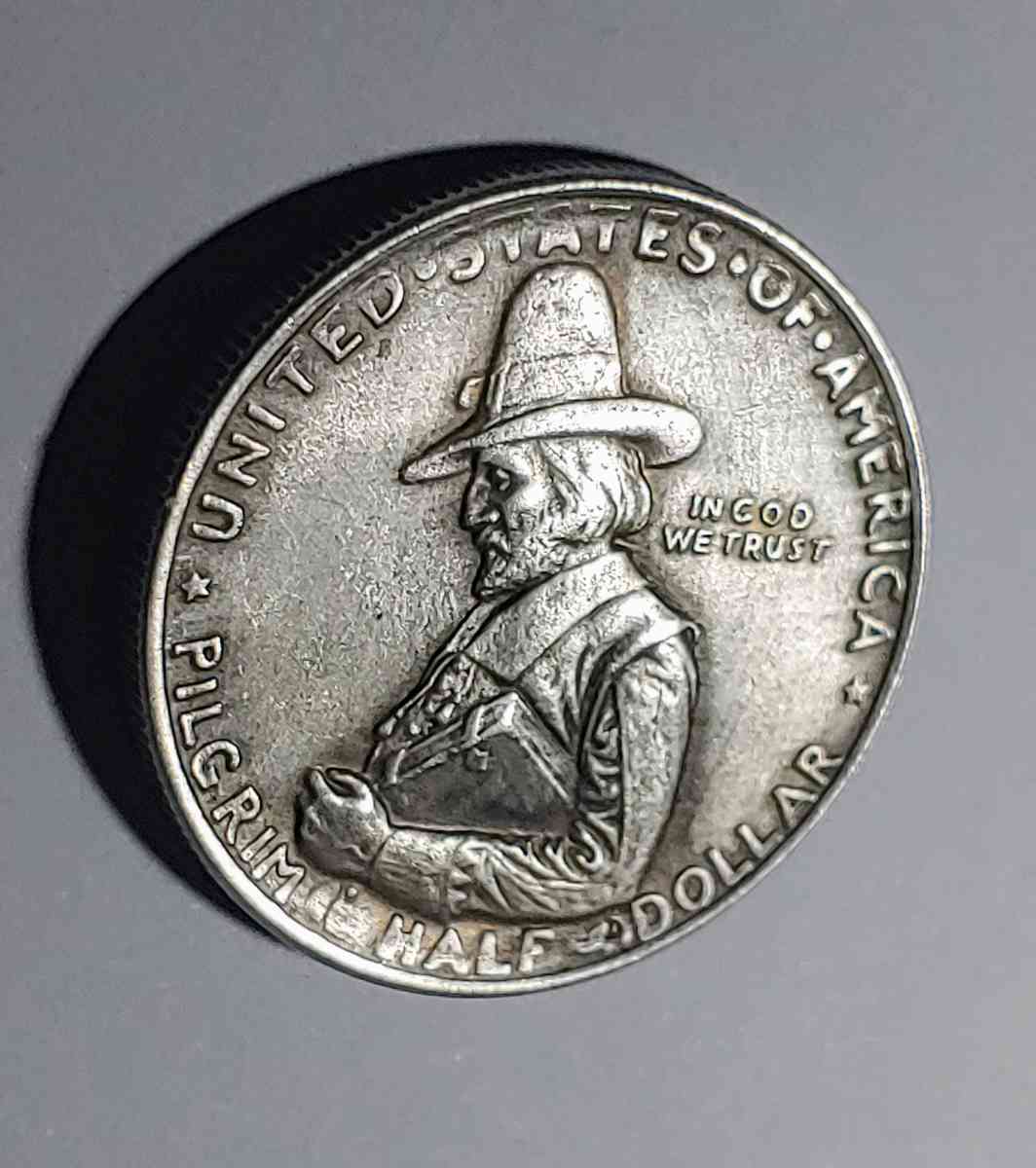 1920 US PILGRIMS HALF SILVER DOLLAR