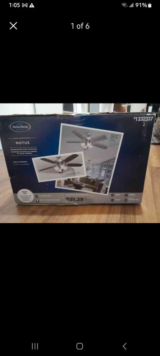 harbor breeze ceiling fan