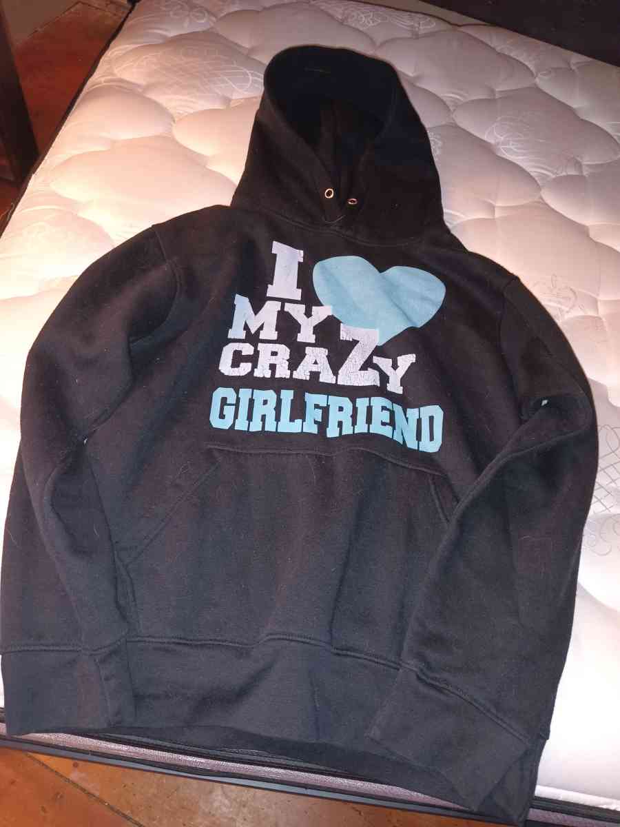 black hoodie size medium