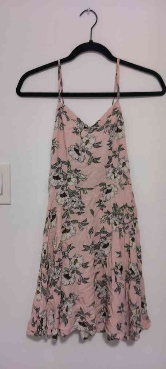 Cotton On Pink Floral Spaghetti Strap Dress