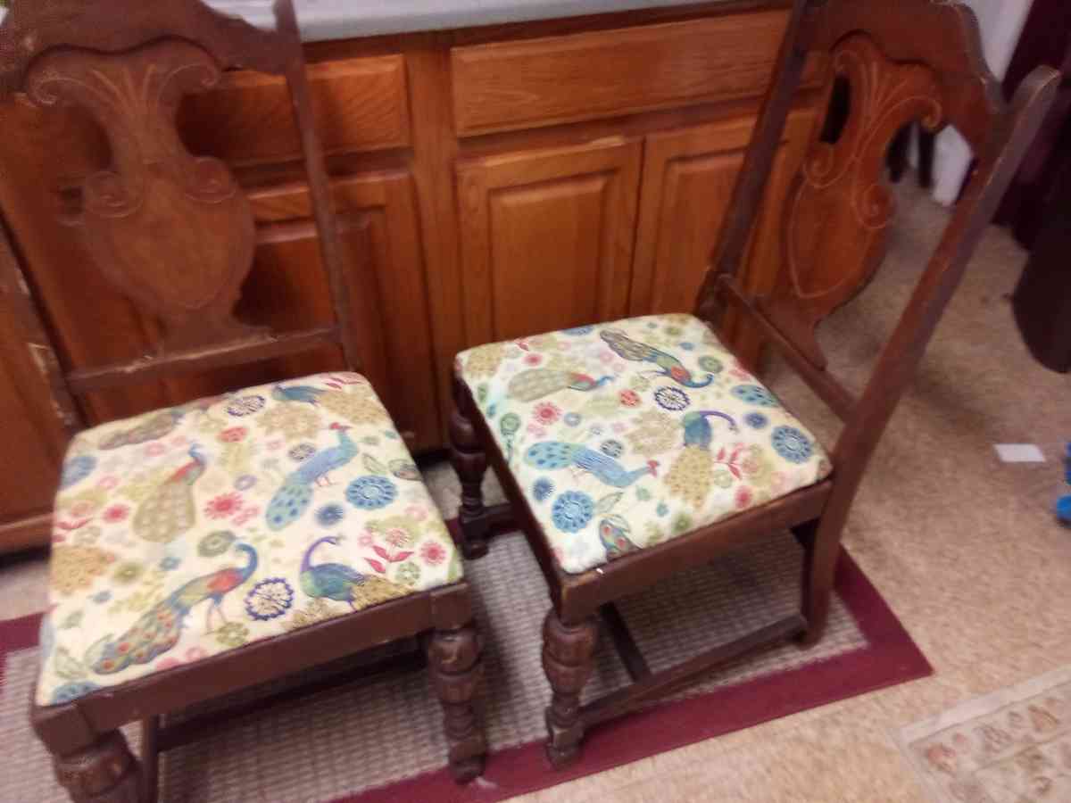 kitchen table set real Wood 5 chairs included