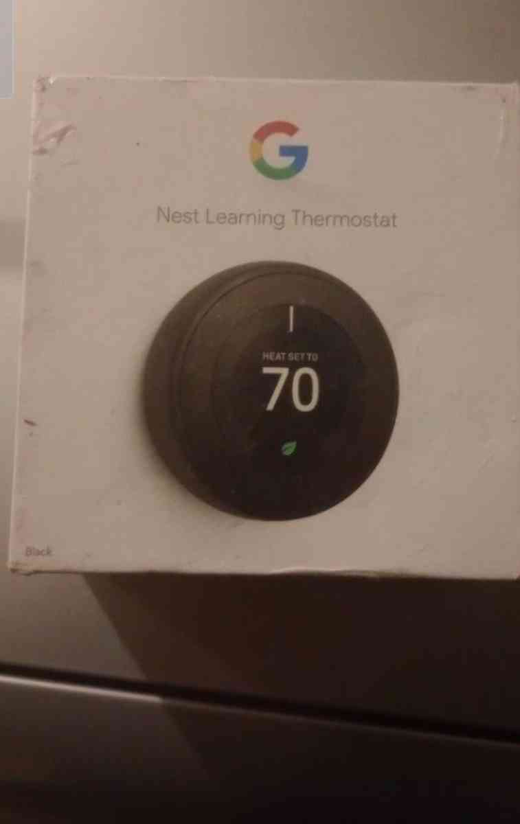 Google nest learning thermostat and sensor