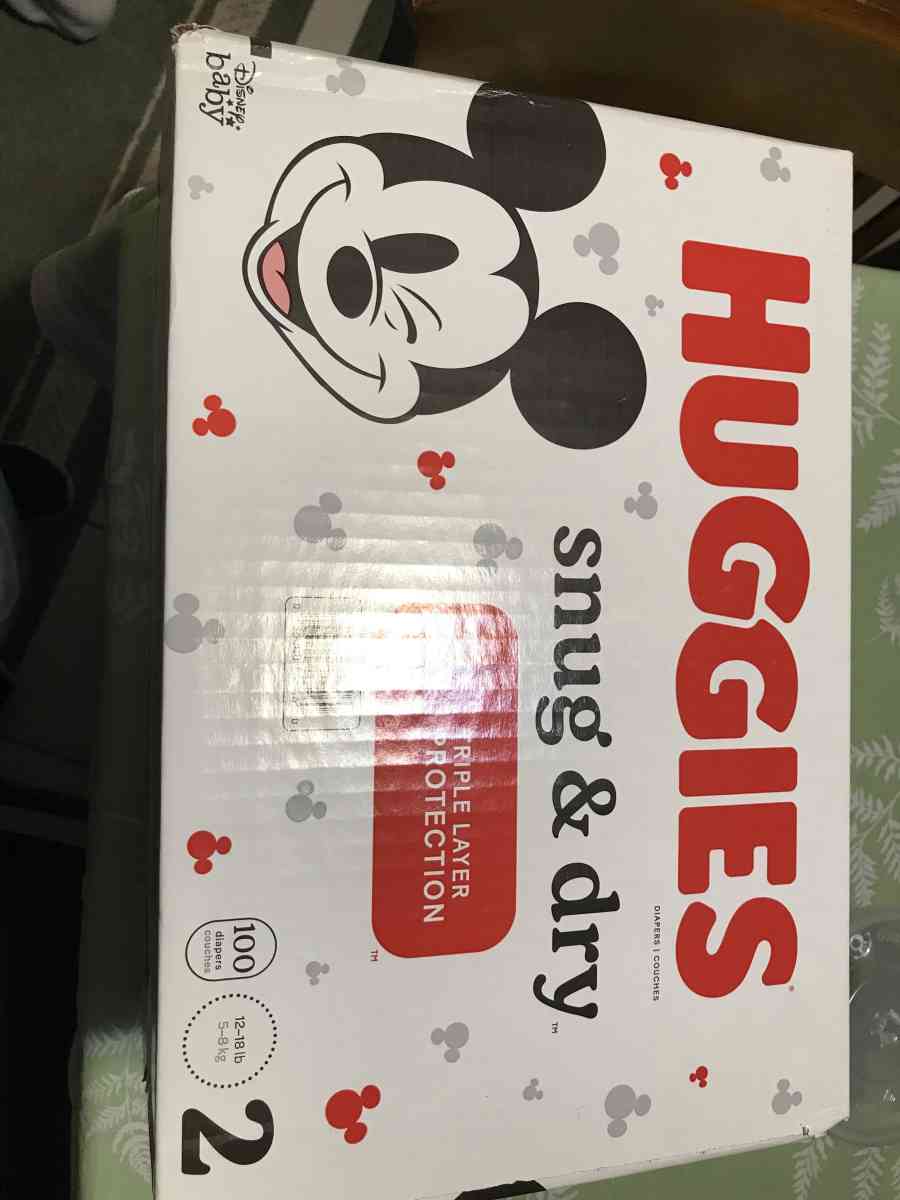 Huggies size 2 100 count