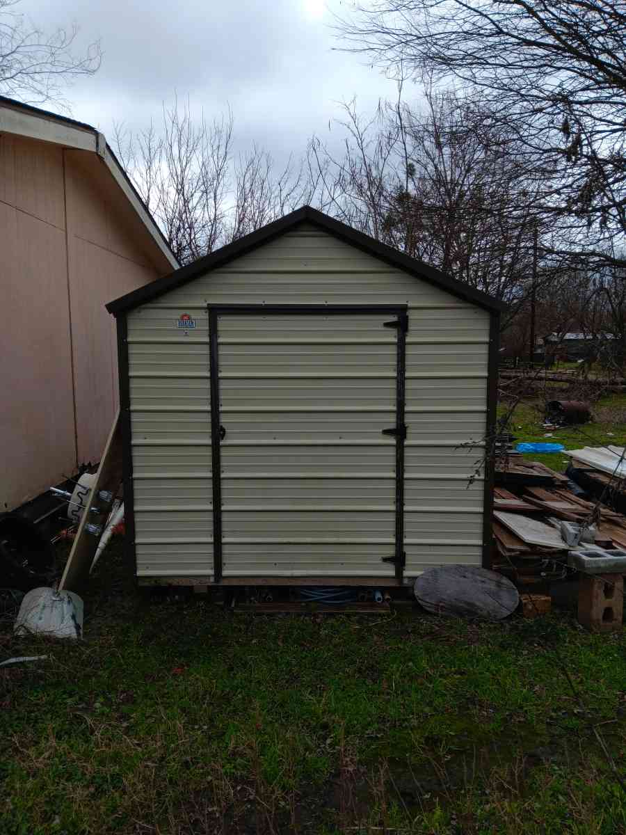 8 x12 utility shed derskin