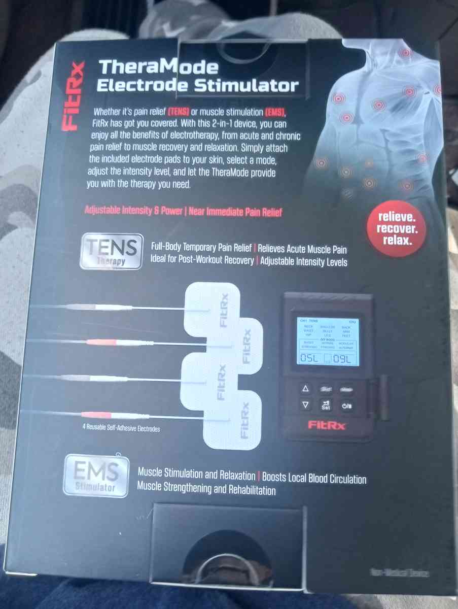 FixRx thera mode 10s therapy and EMS stimulator