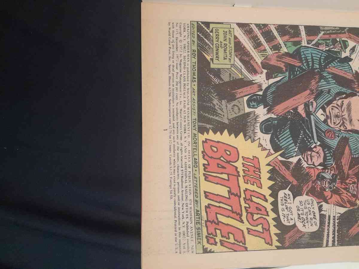 The Amazing SpiderMan Vol 1 No115 December1972