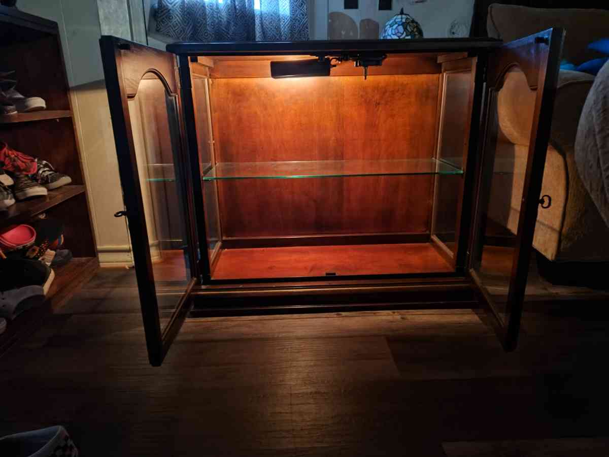 lighted display cabinet