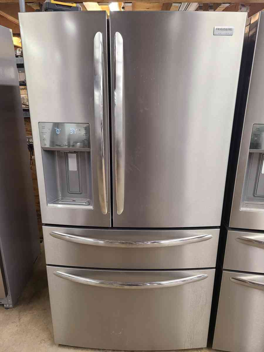 Stainless Steel 4Door Frigidaire Refrigerator