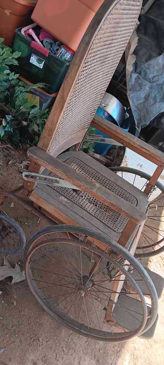 Mid 1800s wheelchair potty portable
