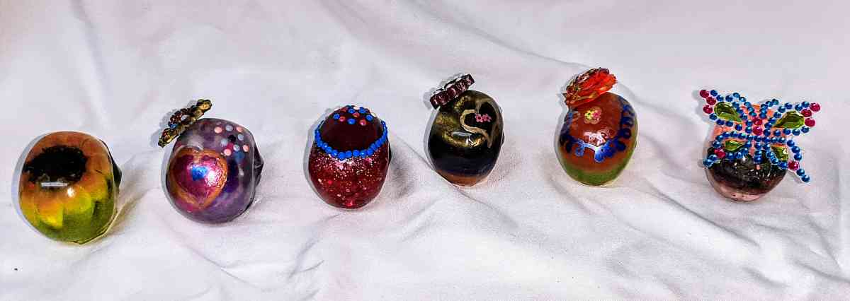 Original Day of the Dead Handcrafted Skulls Small